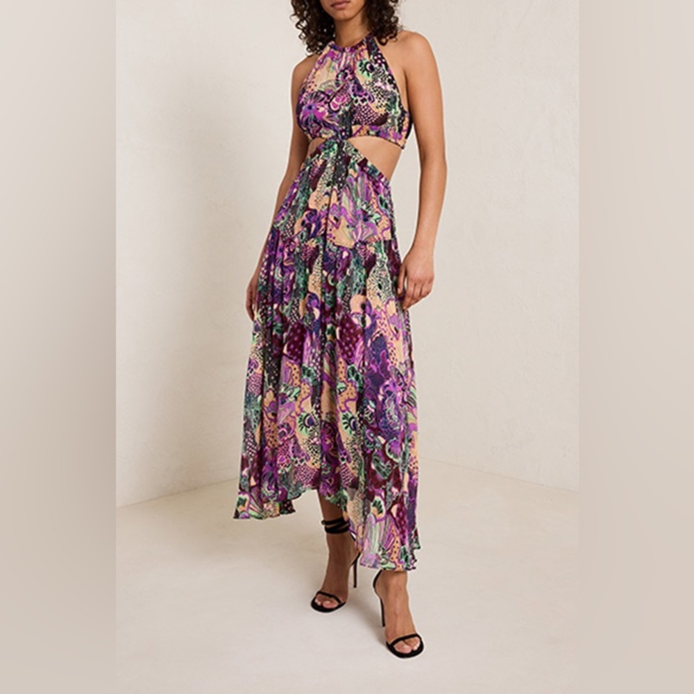 BNWT ALC Waverly dress orchid multi orchid multi